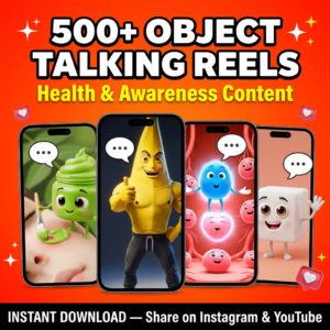 500+ object talking reels bundle